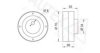 PEUGE 6453S3 Deflection/Guide Pulley, v-ribbed belt